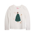 Little Girls Holiday Christmas Tree Tee