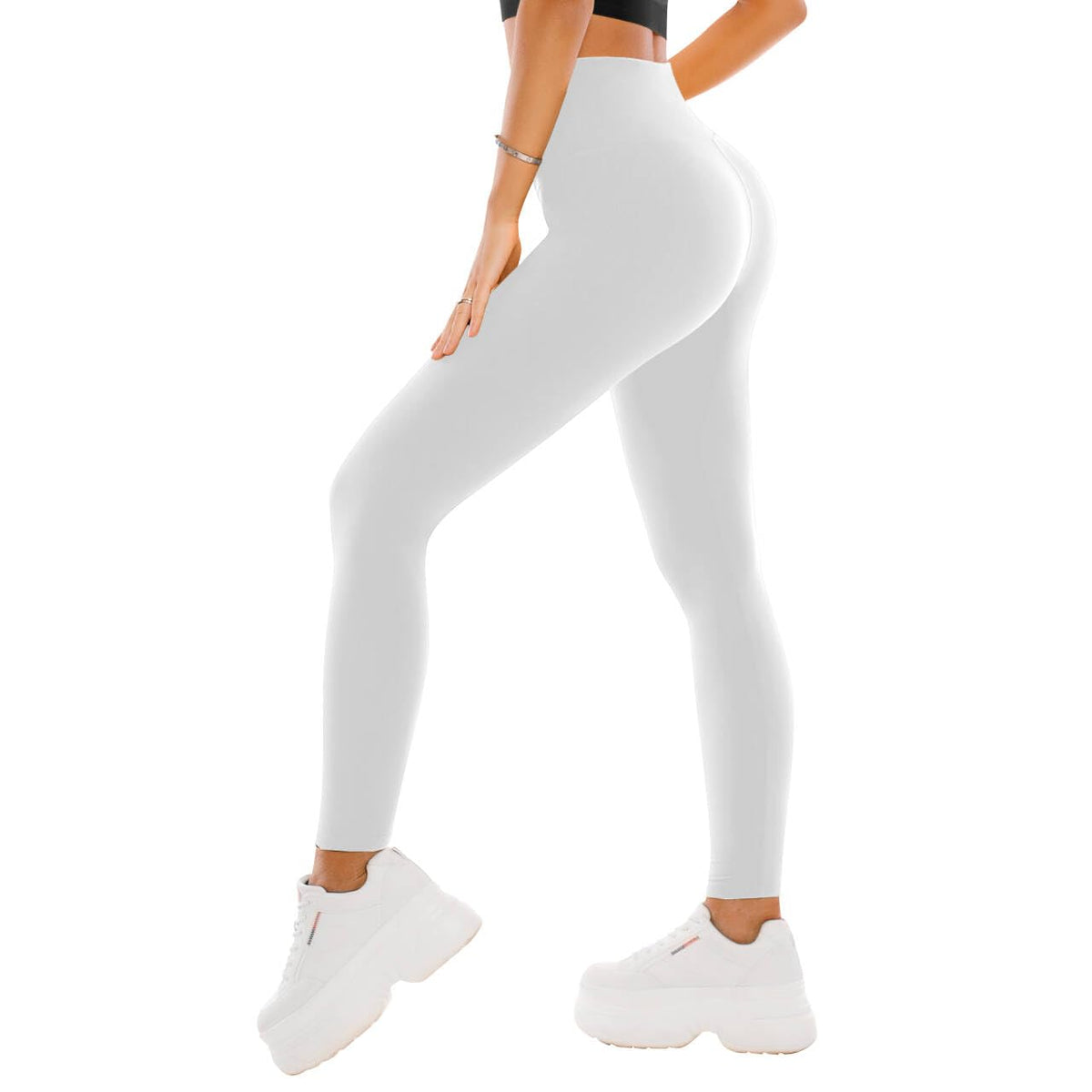 SINOPHANT Damen-Leggings mit hohem Bund – Buttery-Soft Yoga-Hosen in voller Länge/Capri für Training und Sport