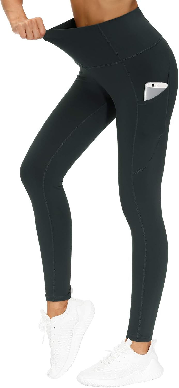 THE GYM PEOPLE Damen Yoga-Leggings mit hoher Taille und blickdichtem Stoff für das Training