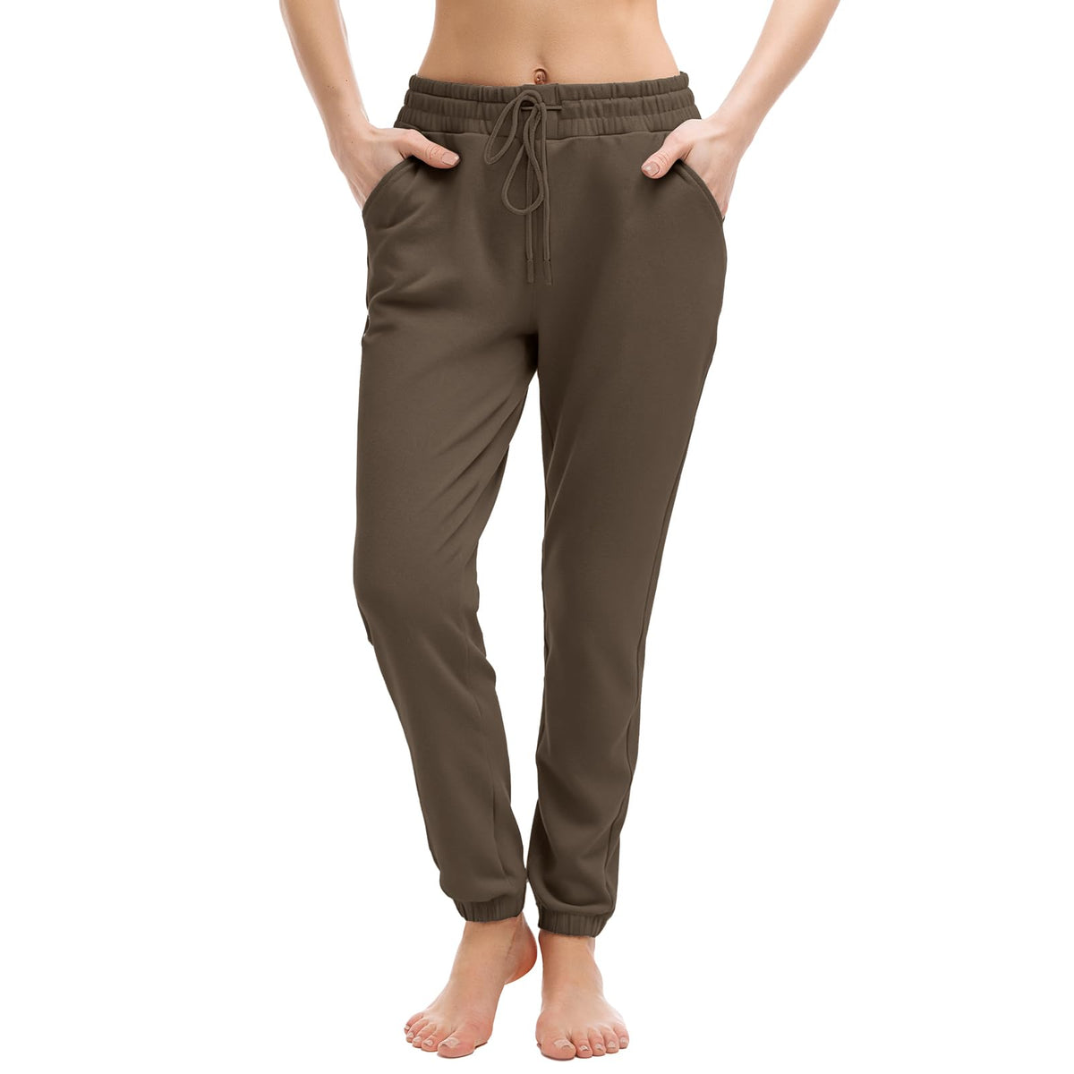 Walifrey Jogger mit Taschen, Damen-Sweatpants mit Kordelzug