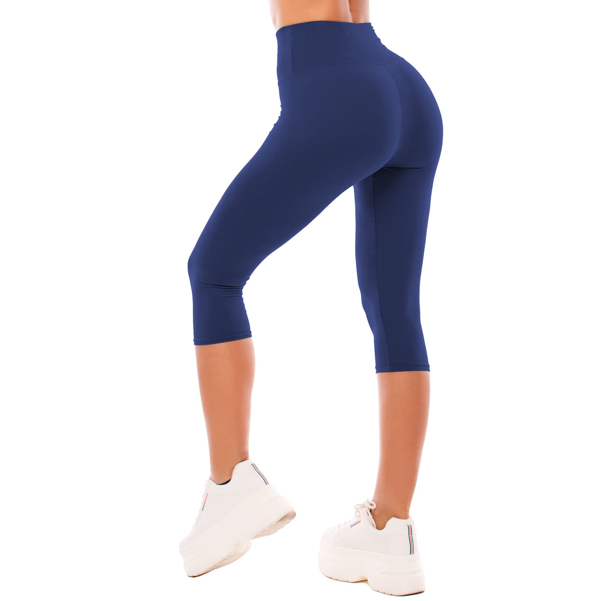 SINOPHANT Damen-Leggings mit hohem Bund – Buttery-Soft Yoga-Hosen in voller Länge/Capri für Training und Sport