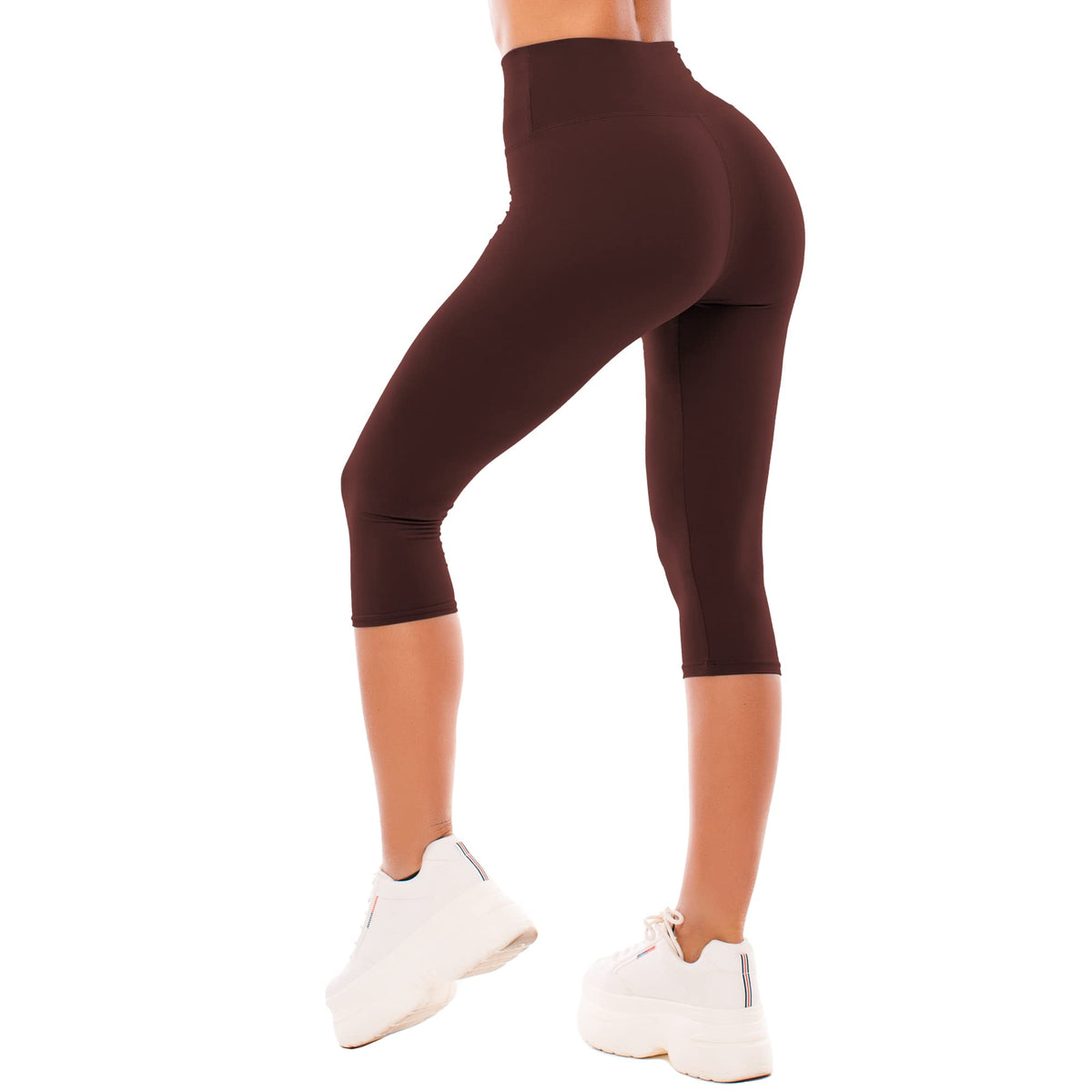 SINOPHANT Damen-Leggings mit hohem Bund – Buttery-Soft Yoga-Hosen in voller Länge/Capri für Training und Sport