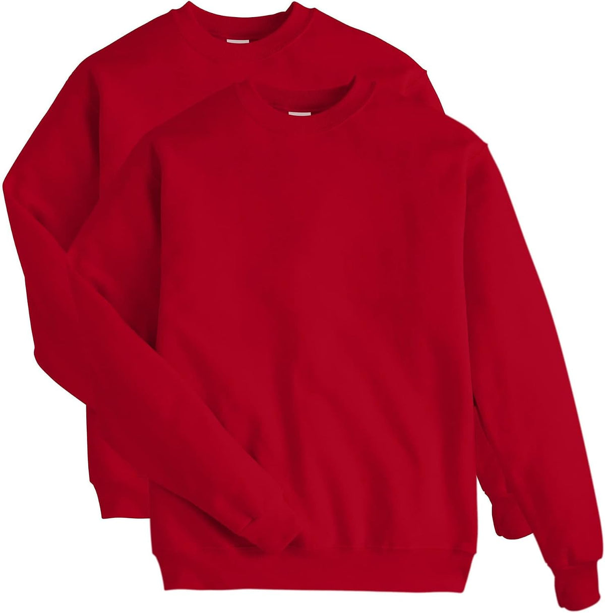 Sweat-shirt Hanes pour homme, sweat-shirt col rond en molleton EcoSmart, tailles grandes et très grandes disponibles, lot de 1 ou 2