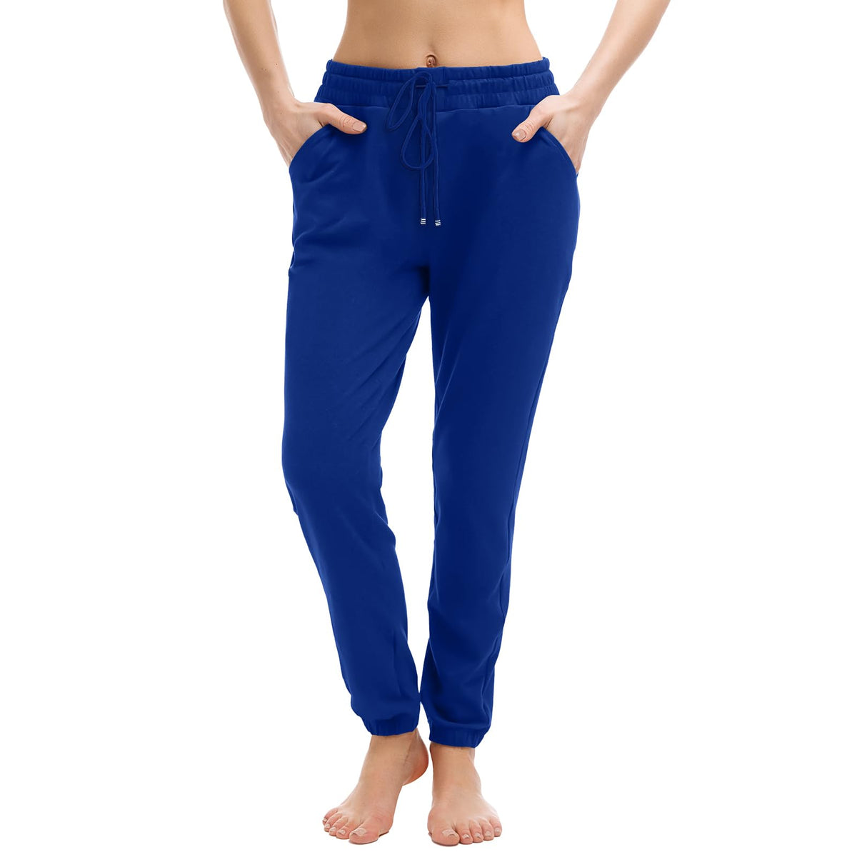 Walifrey Jogger mit Taschen, Damen-Sweatpants mit Kordelzug