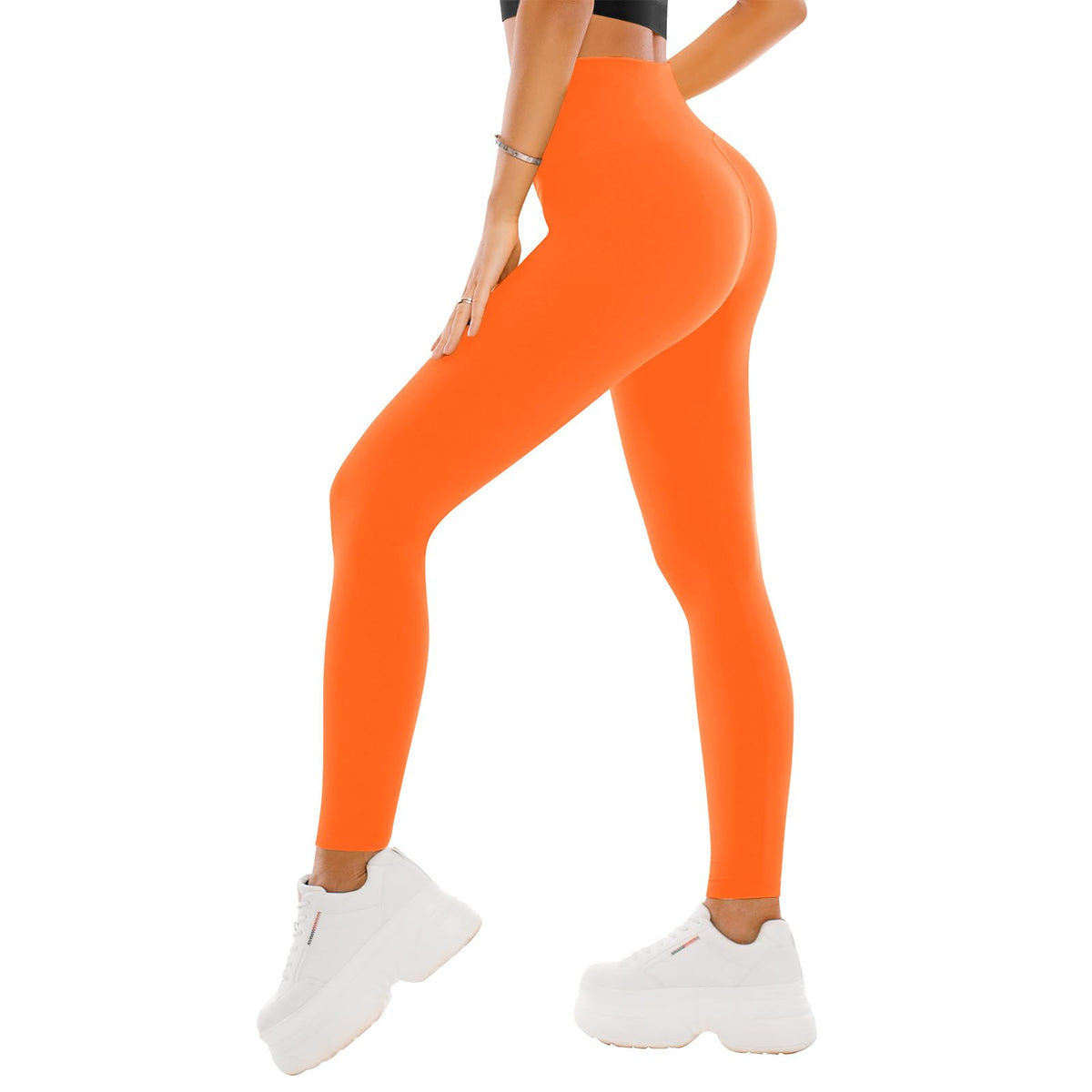 SINOPHANT Damen-Leggings mit hohem Bund – Buttery-Soft Yoga-Hosen in voller Länge/Capri für Training und Sport