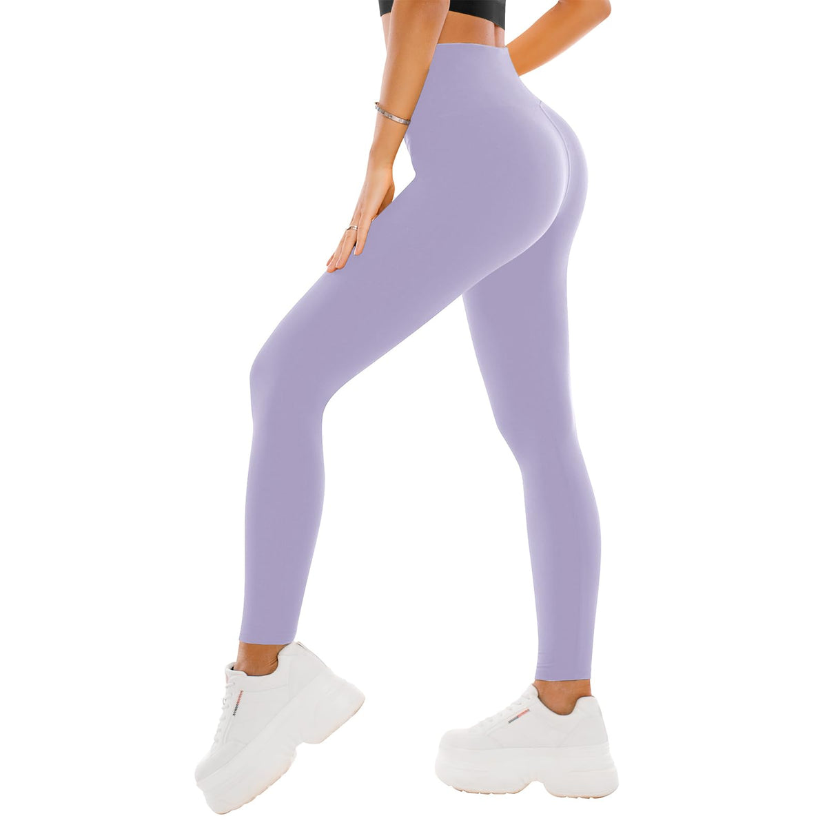 SINOPHANT Damen-Leggings mit hohem Bund – Buttery-Soft Yoga-Hosen in voller Länge/Capri für Training und Sport