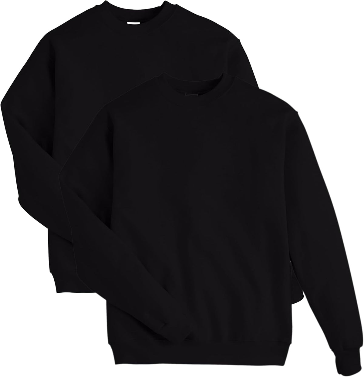 Hanes Men's Sweatshirt, EcoSmart Fleece Crewneck Sweatshirt, Big & Tall Available, 1 or 2-Pack