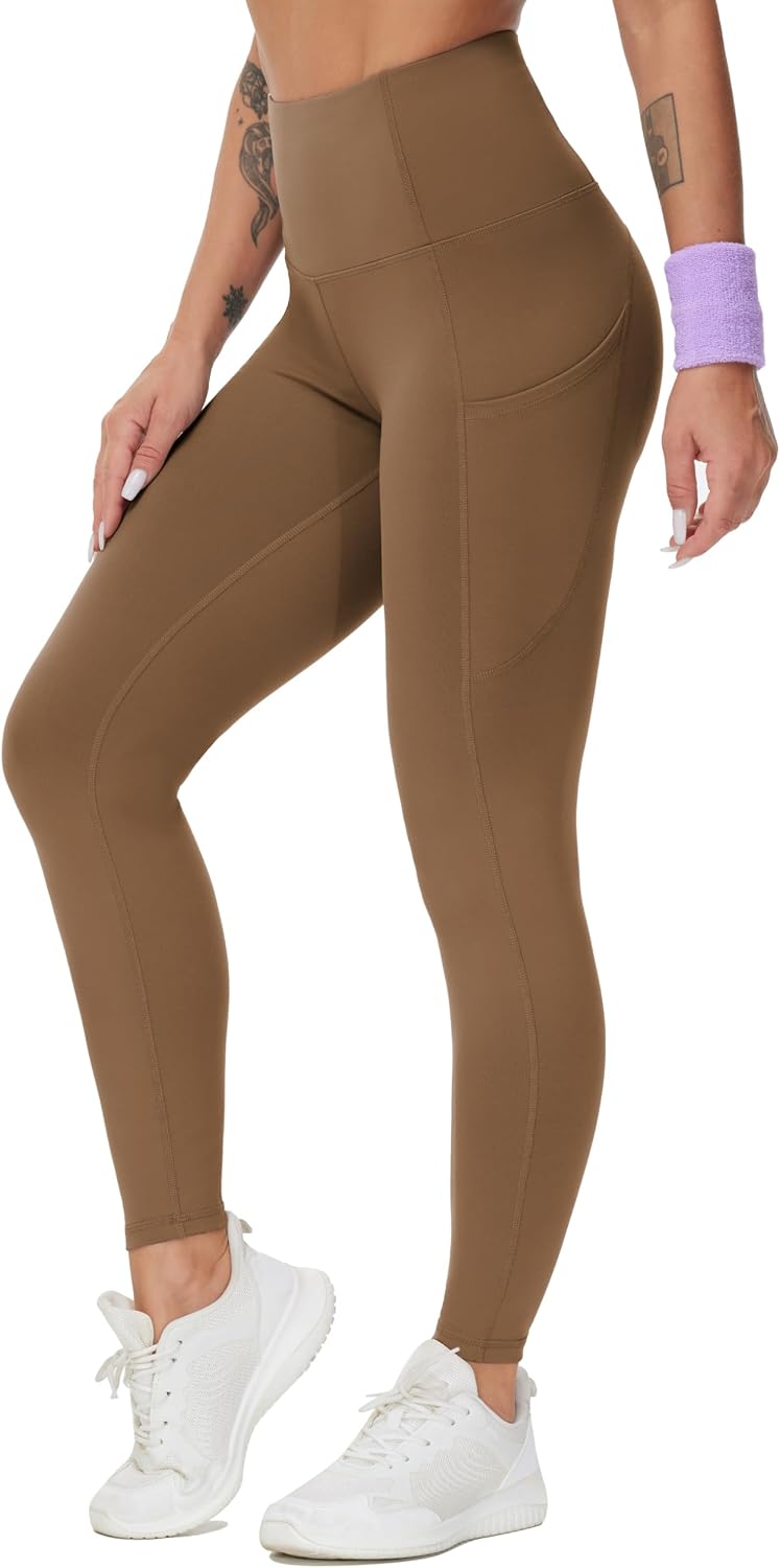 THE GYM PEOPLE Damen Yoga-Leggings mit hoher Taille und blickdichtem Stoff für das Training