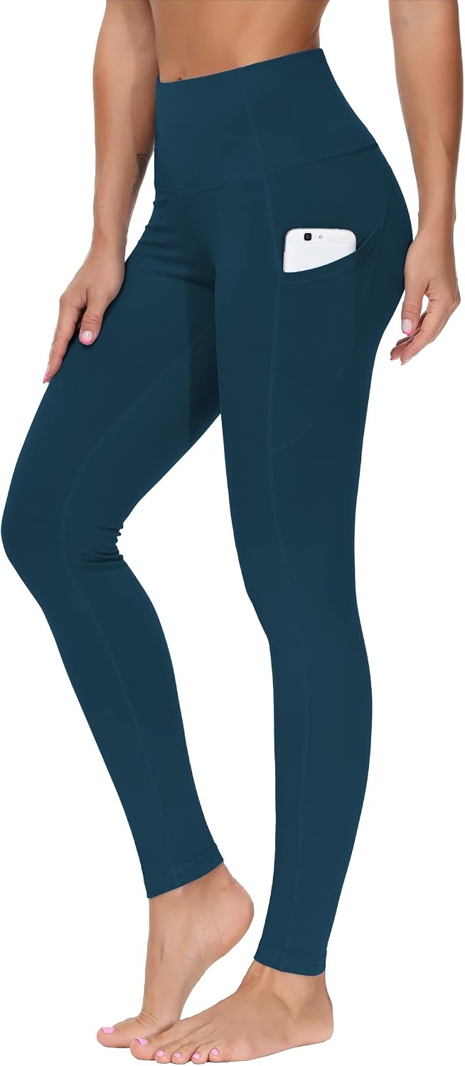 THE GYM PEOPLE Damen Yoga-Leggings mit hoher Taille und blickdichtem Stoff für das Training