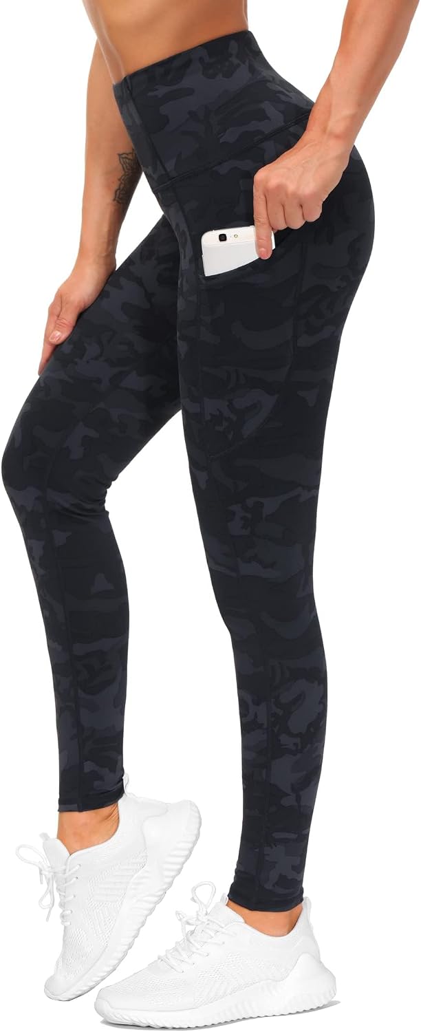 THE GYM PEOPLE Damen Yoga-Leggings mit hoher Taille und blickdichtem Stoff für das Training