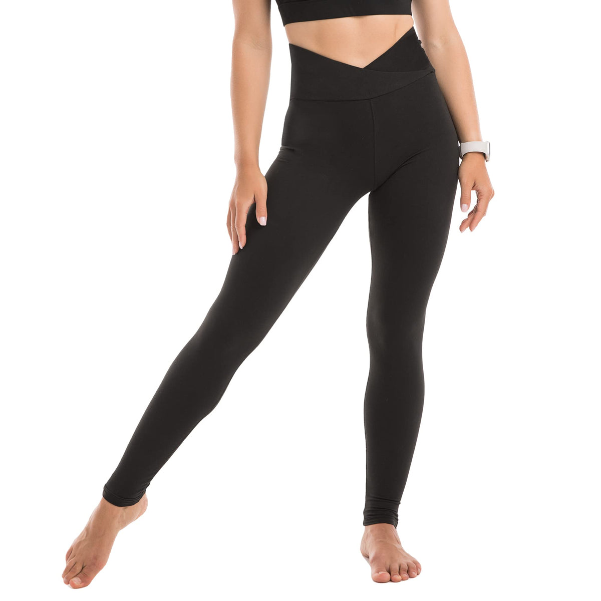 SINOPHANT Damen-Leggings mit hohem Bund – Buttery-Soft Yoga-Hosen in voller Länge/Capri für Training und Sport