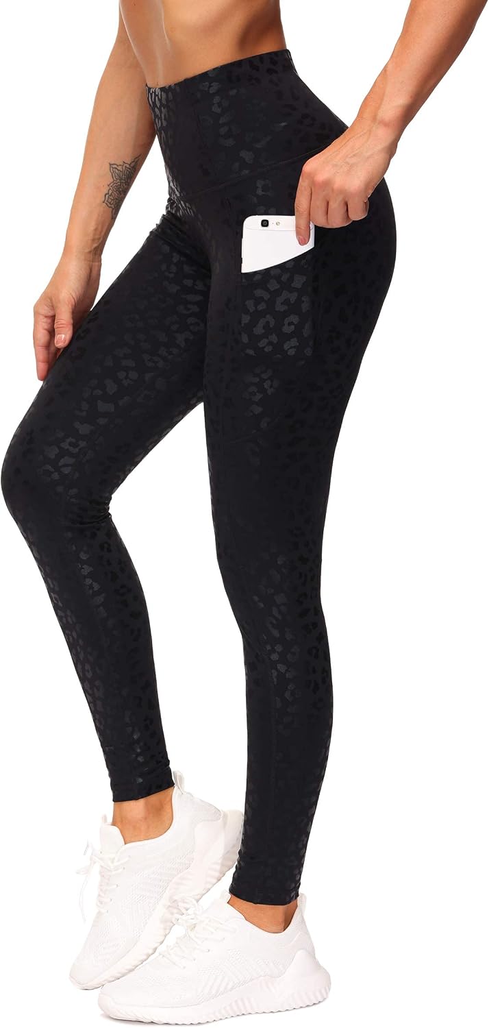 THE GYM PEOPLE Damen Yoga-Leggings mit hoher Taille und blickdichtem Stoff für das Training