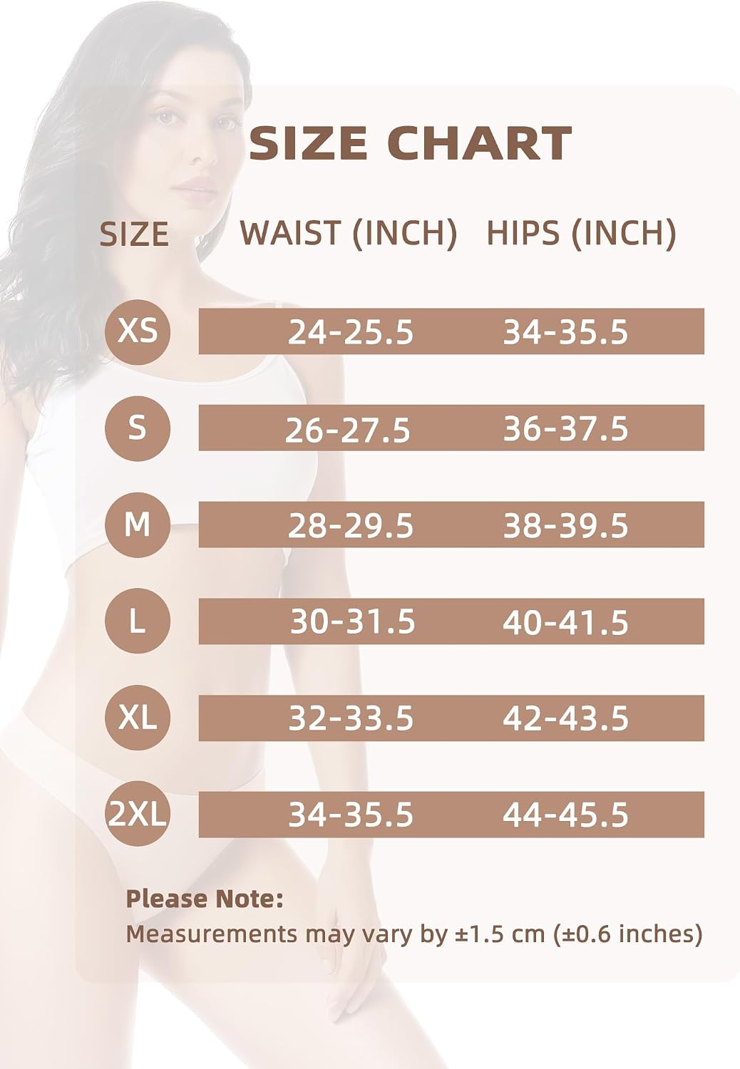 voenxe Nahtlose Damen-Tangas, unsichtbarer Sport-Tanga für Damen, 5er-Pack