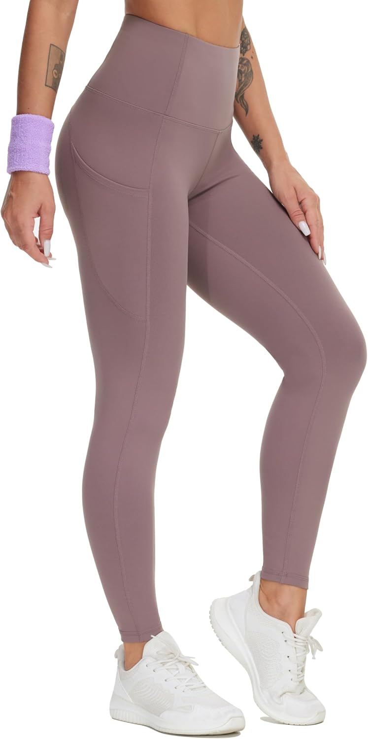 THE GYM PEOPLE Damen Yoga-Leggings mit hoher Taille und blickdichtem Stoff für das Training
