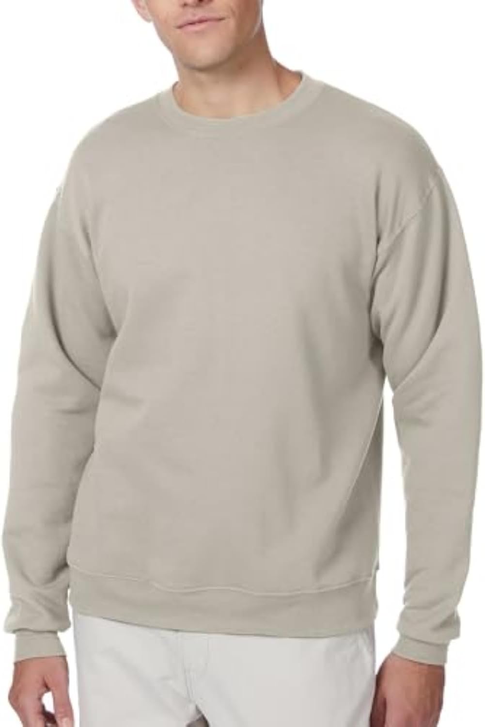 Sweat-shirt Hanes pour homme, sweat-shirt col rond en molleton EcoSmart, tailles grandes et très grandes disponibles, lot de 1 ou 2