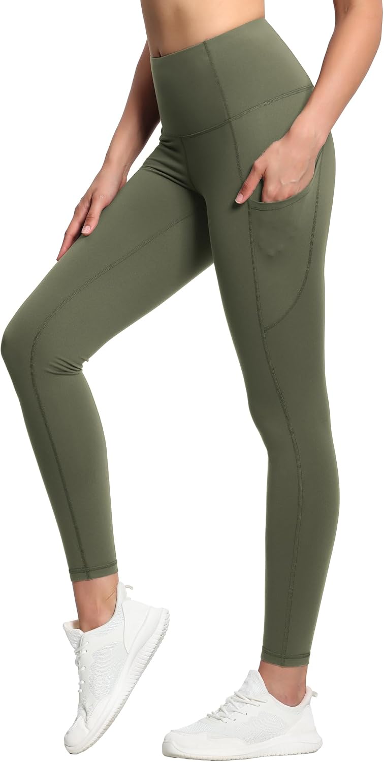 THE GYM PEOPLE Damen Yoga-Leggings mit hoher Taille und blickdichtem Stoff für das Training
