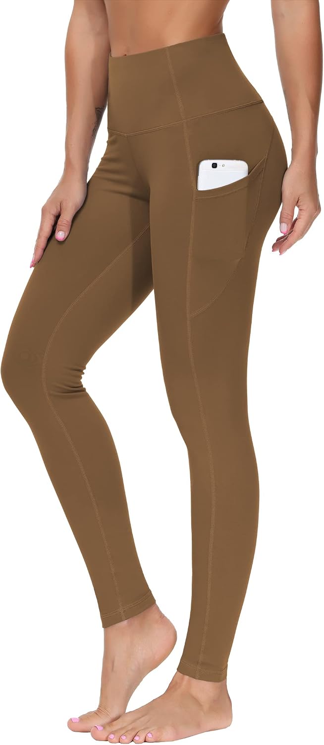 THE GYM PEOPLE Damen Yoga-Leggings mit hoher Taille und blickdichtem Stoff für das Training