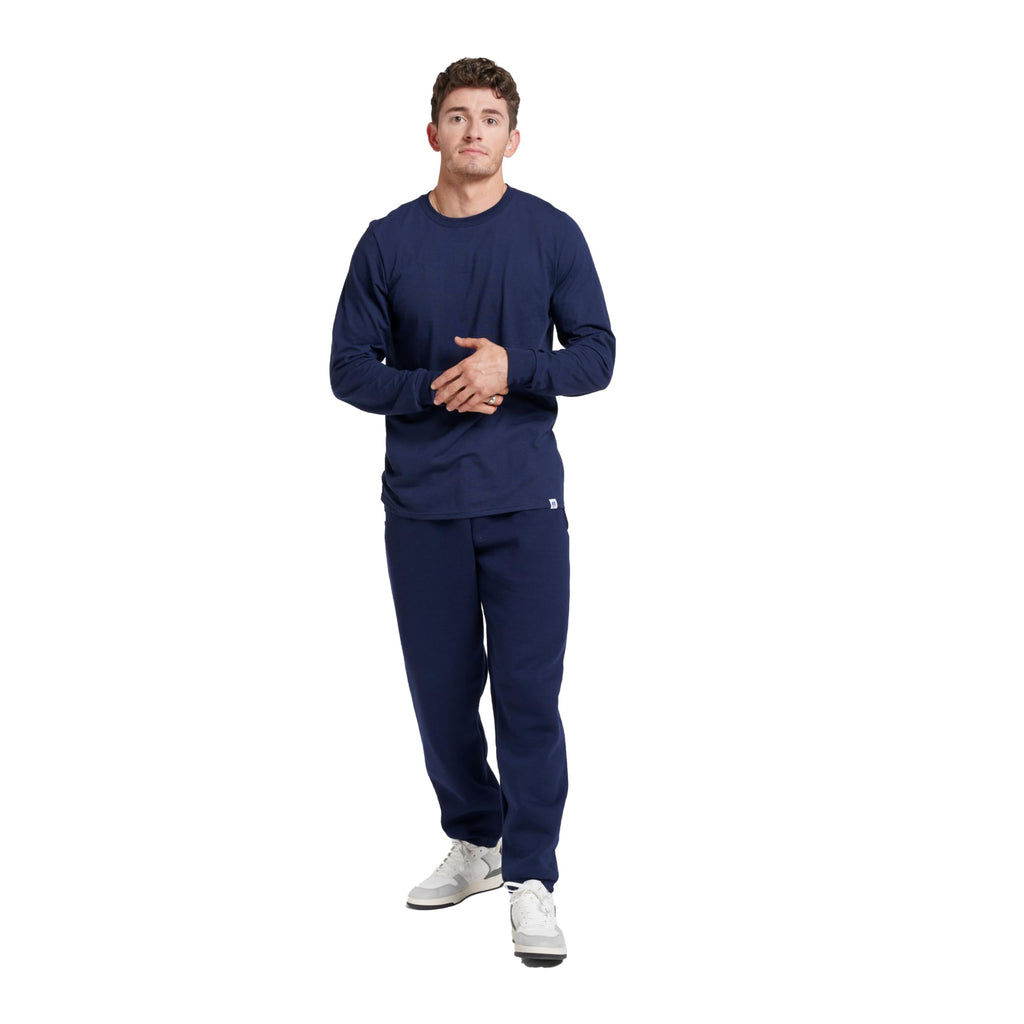 Russell Athletic Men's Dri-Power Long Sleeve Tees, Moisture Wicking, Odor Protection, UPF 30+