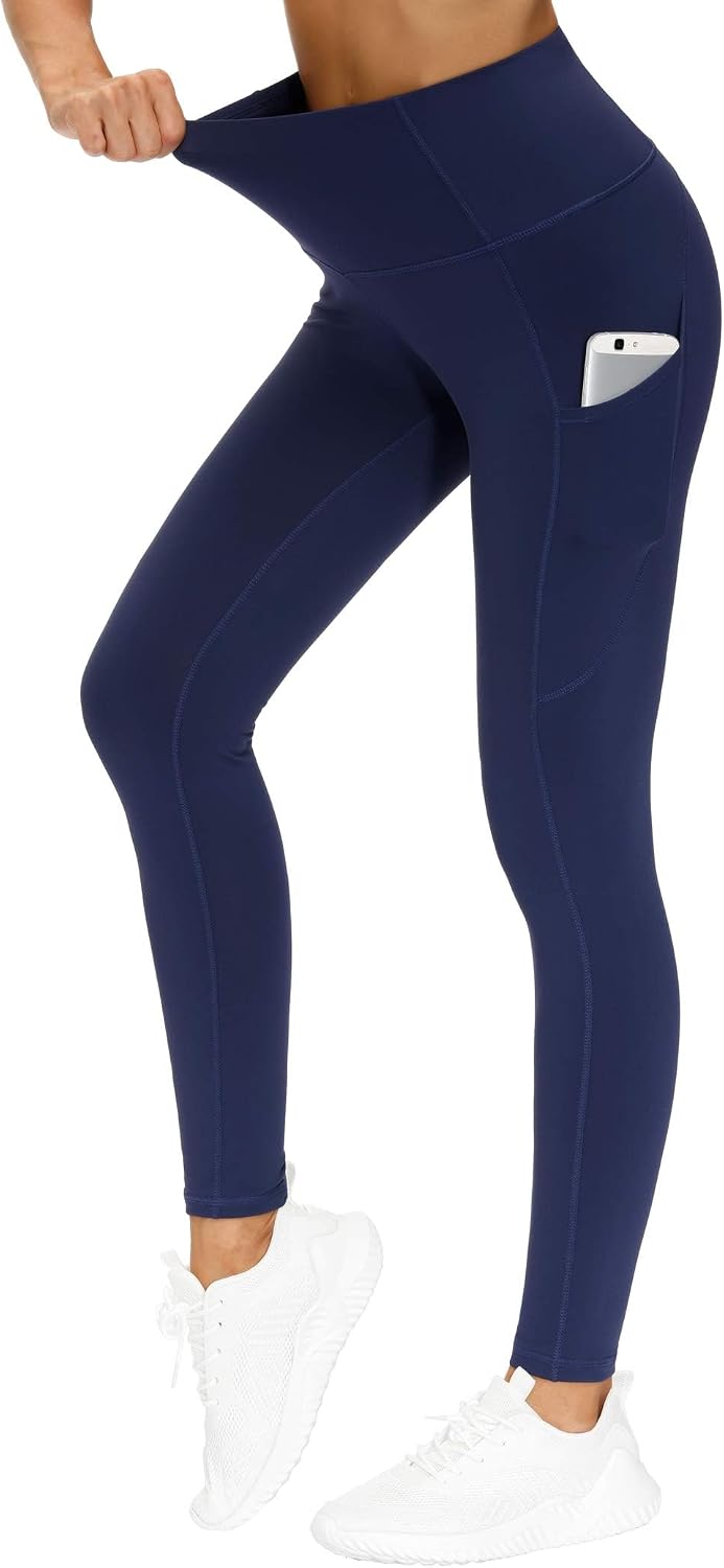 THE GYM PEOPLE Damen Yoga-Leggings mit hoher Taille und blickdichtem Stoff für das Training