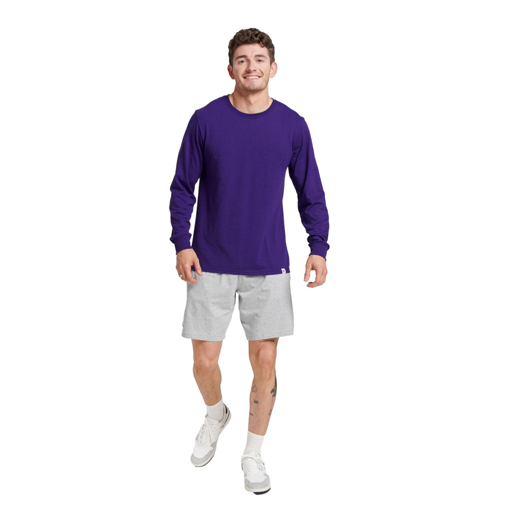 Russell Athletic Men's Dri-Power Long Sleeve Tees, Moisture Wicking, Odor Protection, UPF 30+