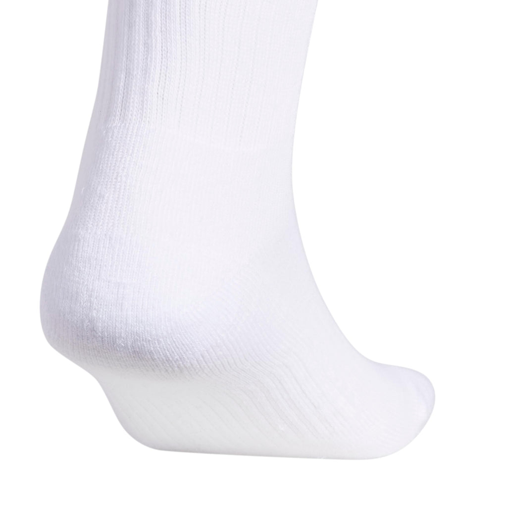 adidas Mens Athletic Crew Socks 6 Pairs Casual - White