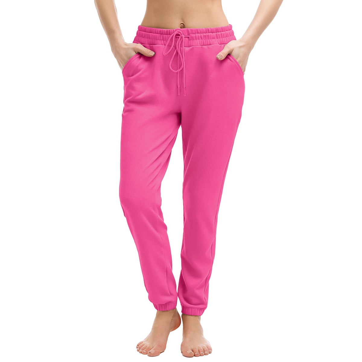 Walifrey Jogger mit Taschen, Damen-Sweatpants mit Kordelzug