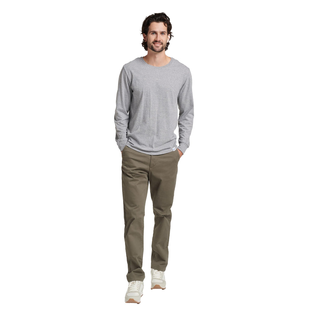Russell Athletic Men's Dri-Power Long Sleeve Tees, Moisture Wicking, Odor Protection, UPF 30+