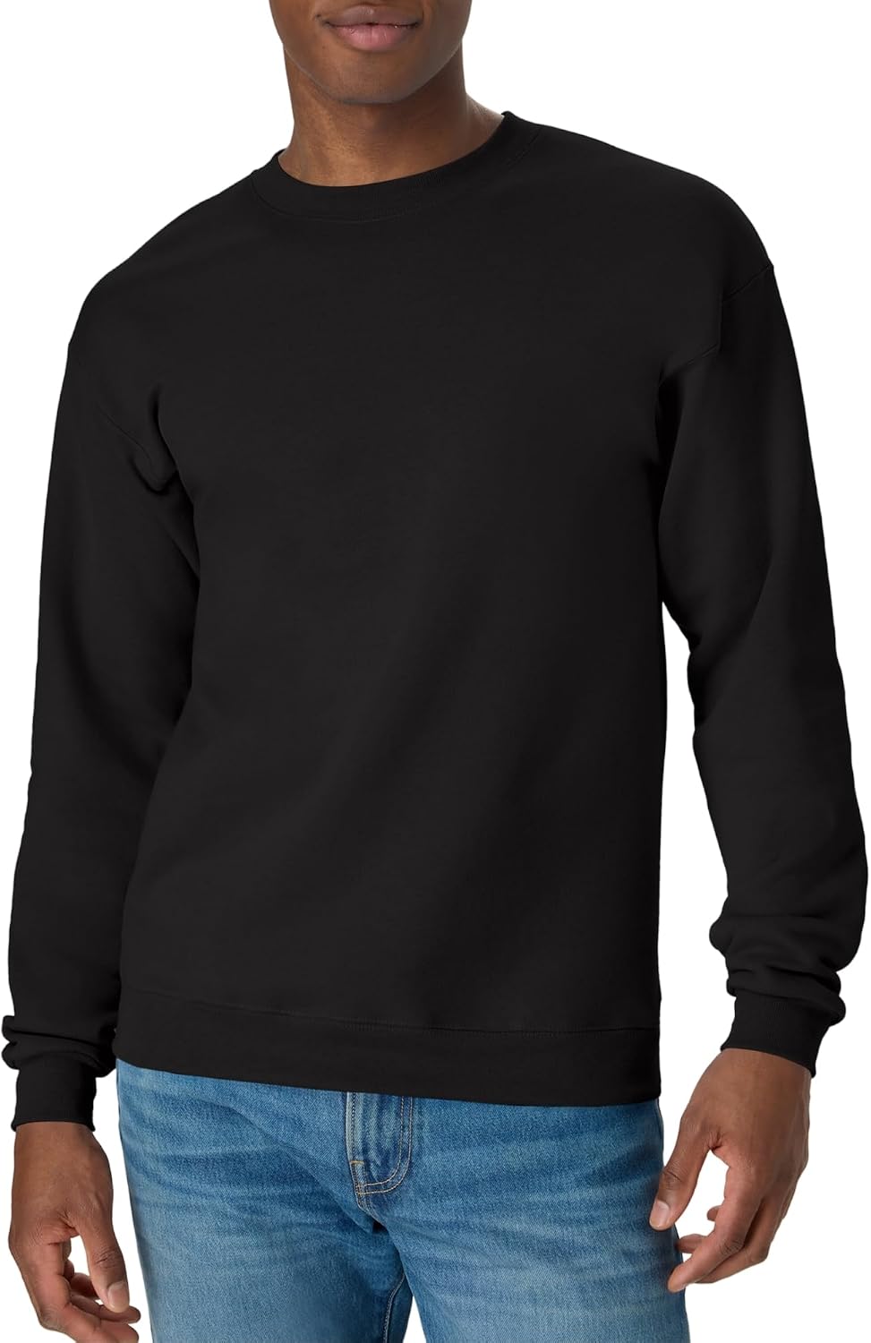 Sweat-shirt Hanes pour homme, sweat-shirt col rond en molleton EcoSmart, tailles grandes et très grandes disponibles, lot de 1 ou 2