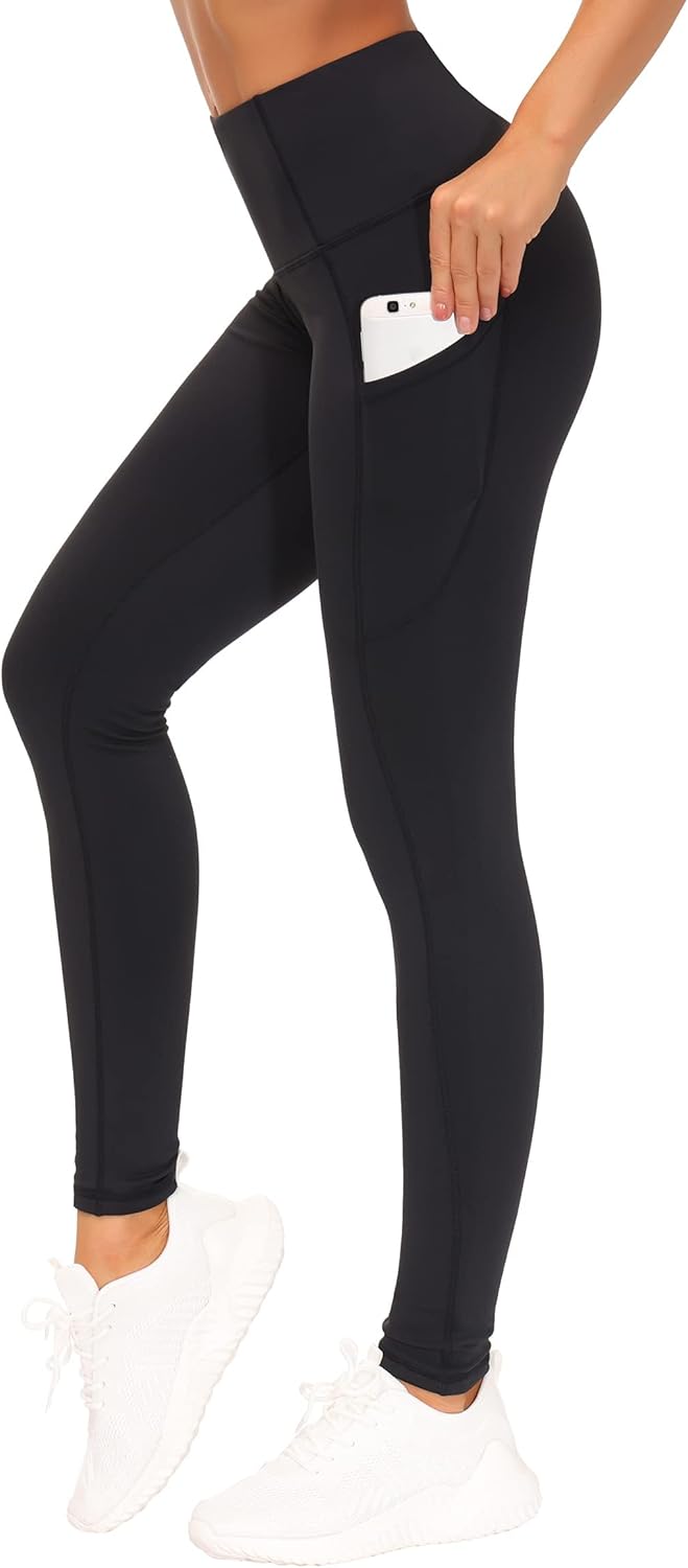 THE GYM PEOPLE Damen Yoga-Leggings mit hoher Taille und blickdichtem Stoff für das Training