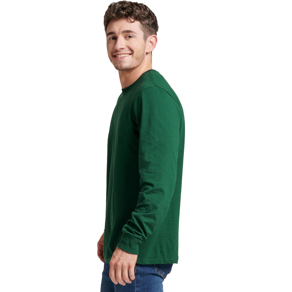 Russell Athletic Men's Dri-Power Long Sleeve Tees, Moisture Wicking, Odor Protection, UPF 30+