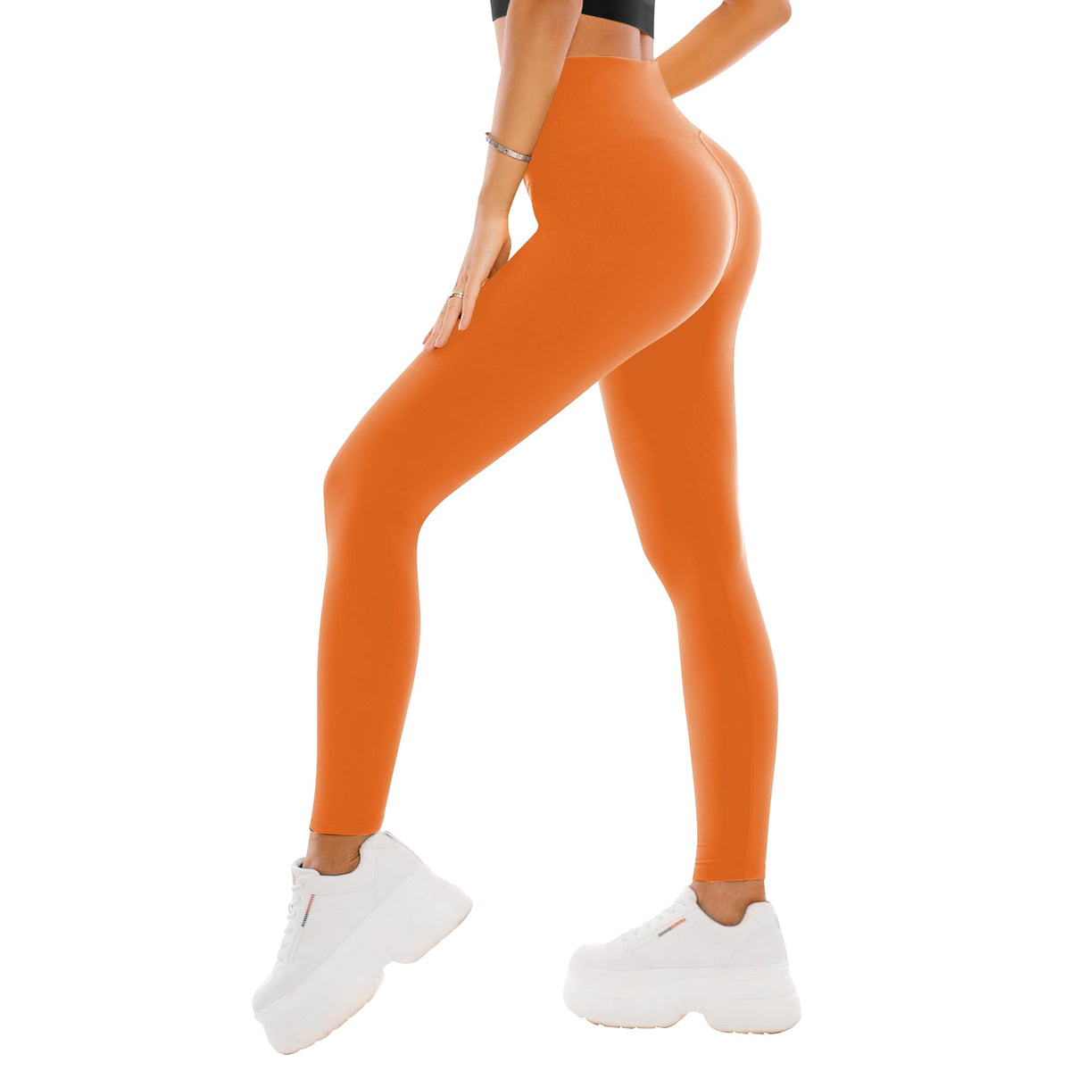 SINOPHANT Damen-Leggings mit hohem Bund – Buttery-Soft Yoga-Hosen in voller Länge/Capri für Training und Sport