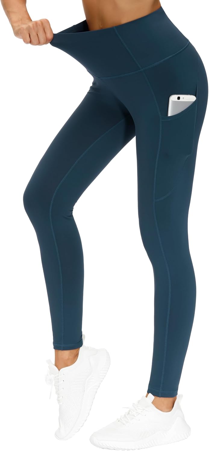 THE GYM PEOPLE Damen Yoga-Leggings mit hoher Taille und blickdichtem Stoff für das Training