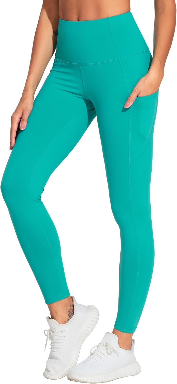 THE GYM PEOPLE Damen Yoga-Leggings mit hoher Taille und blickdichtem Stoff für das Training