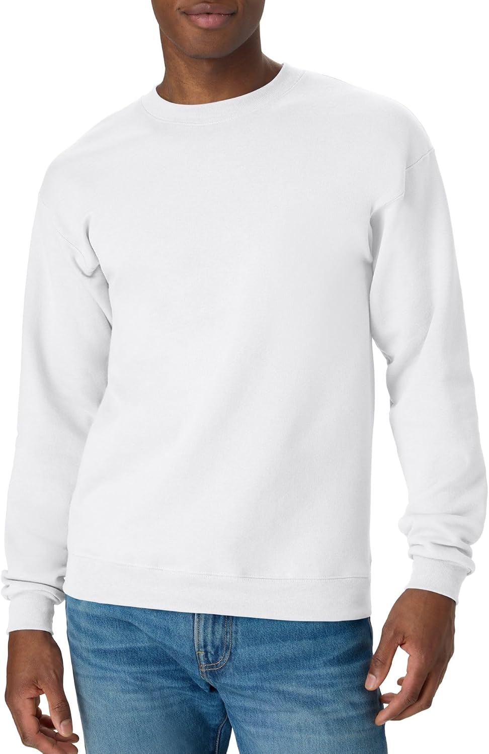 Sweat-shirt Hanes pour homme, sweat-shirt col rond en molleton EcoSmart, tailles grandes et très grandes disponibles, lot de 1 ou 2