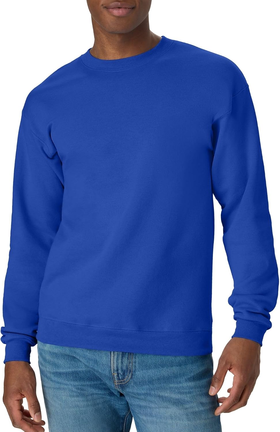 Sweat-shirt Hanes pour homme, sweat-shirt col rond en molleton EcoSmart, tailles grandes et très grandes disponibles, lot de 1 ou 2