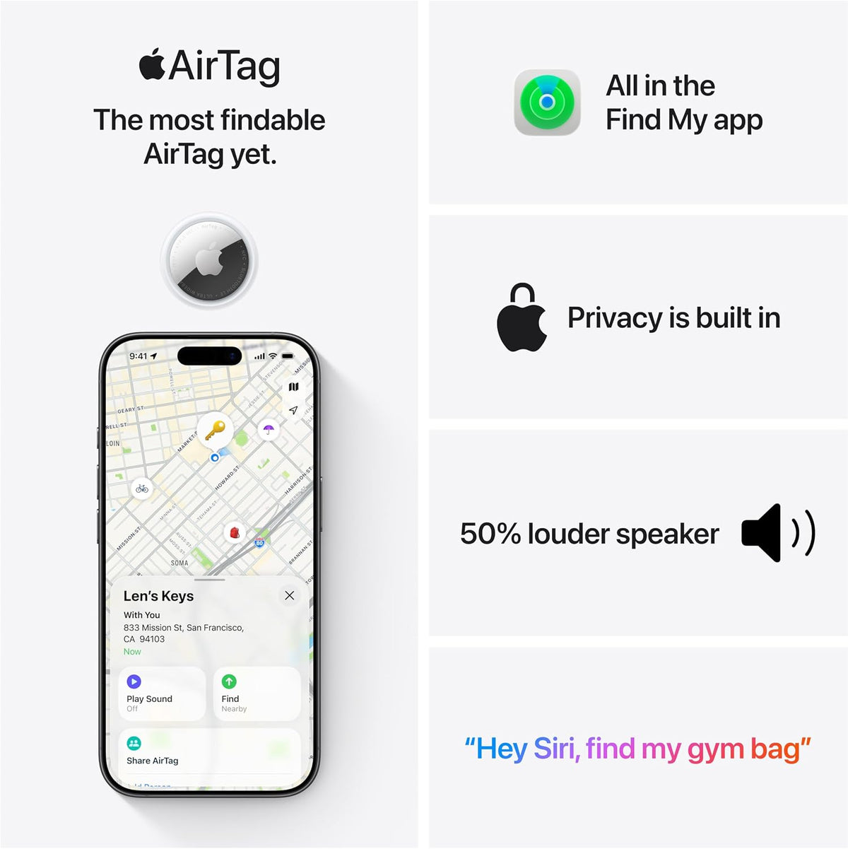 Apple AirTag 4 Pack (2nd Generation)