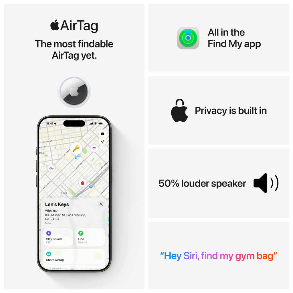 Apple AirTag 4 Pack (2nd Generation)