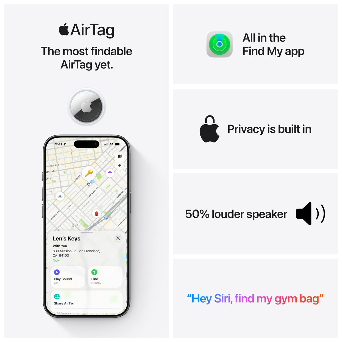 Apple AirTag 4 Pack (2nd Generation)