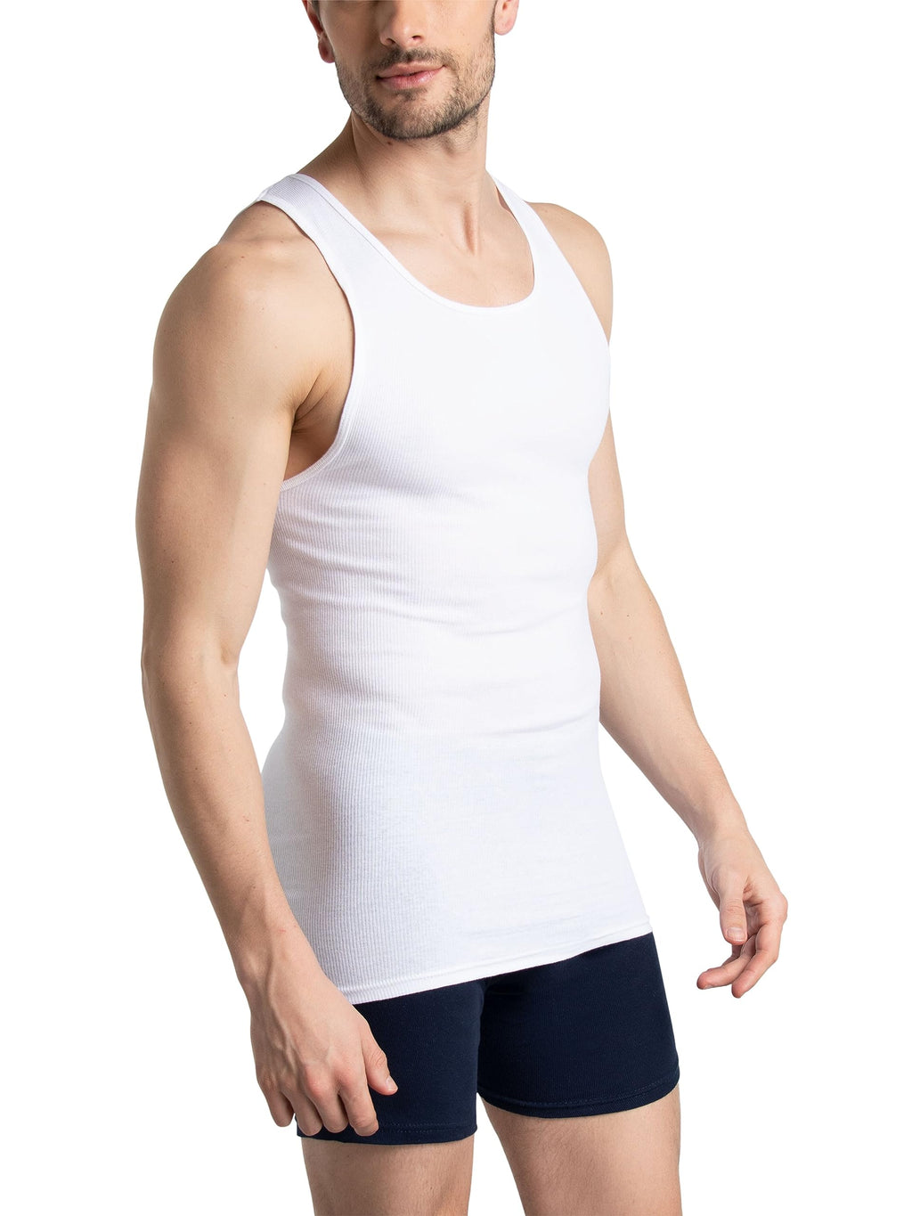 Fruit of the Loom Men's Sleeveless Tag Free Moisture Wicking Tank A-Shirt