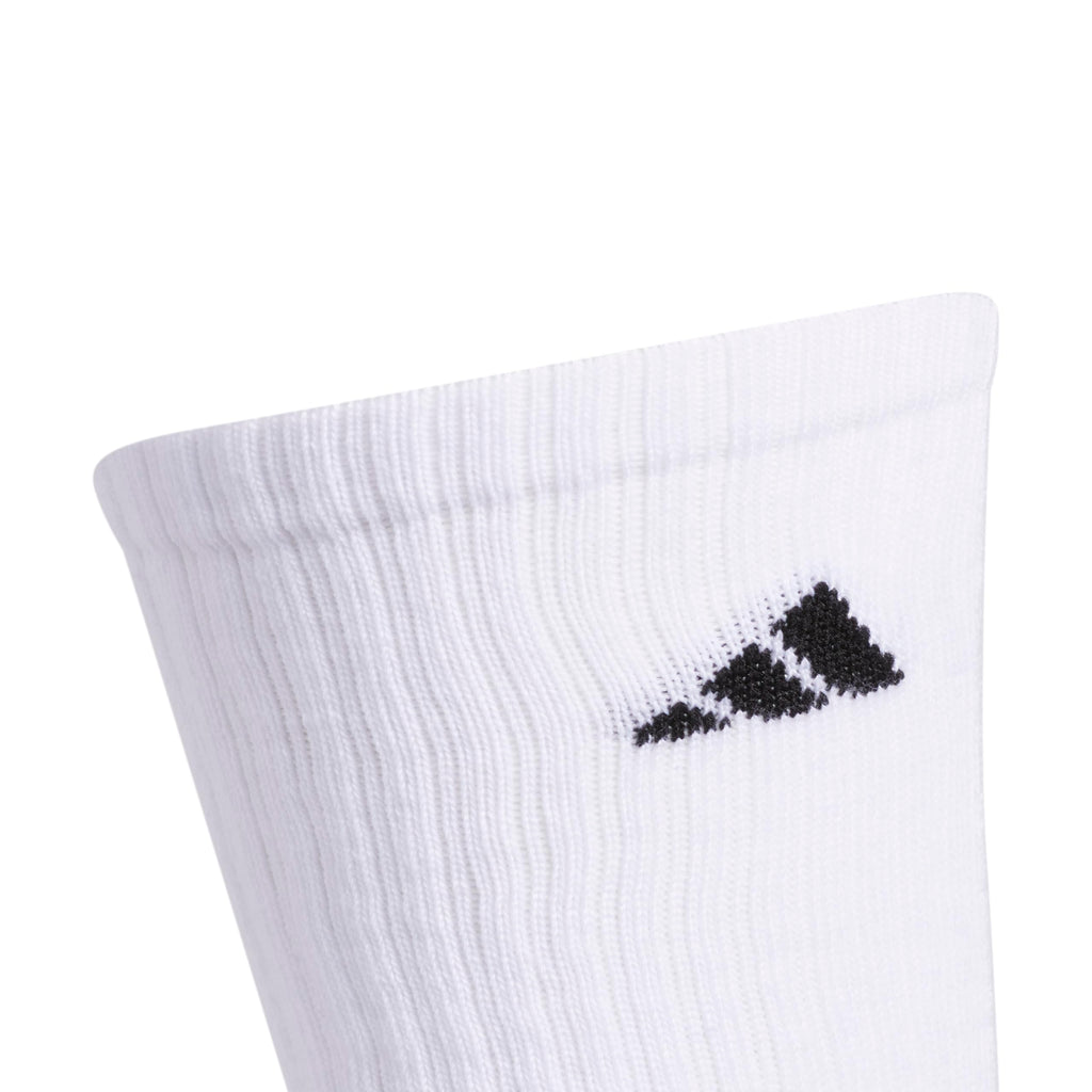 adidas Mens Athletic Crew Socks 6 Pairs Casual - White
