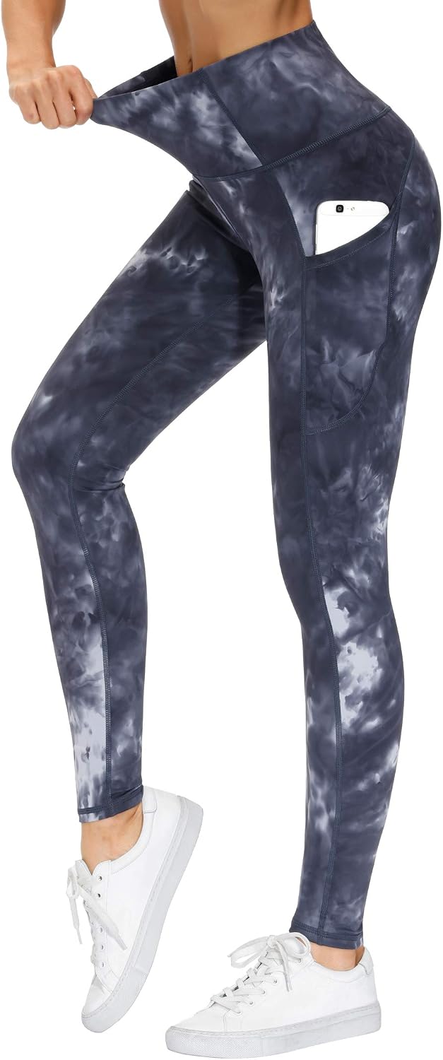 THE GYM PEOPLE Damen Yoga-Leggings mit hoher Taille und blickdichtem Stoff für das Training
