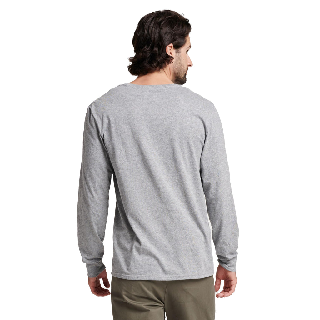 Russell Athletic Men's Dri-Power Long Sleeve Tees, Moisture Wicking, Odor Protection, UPF 30+