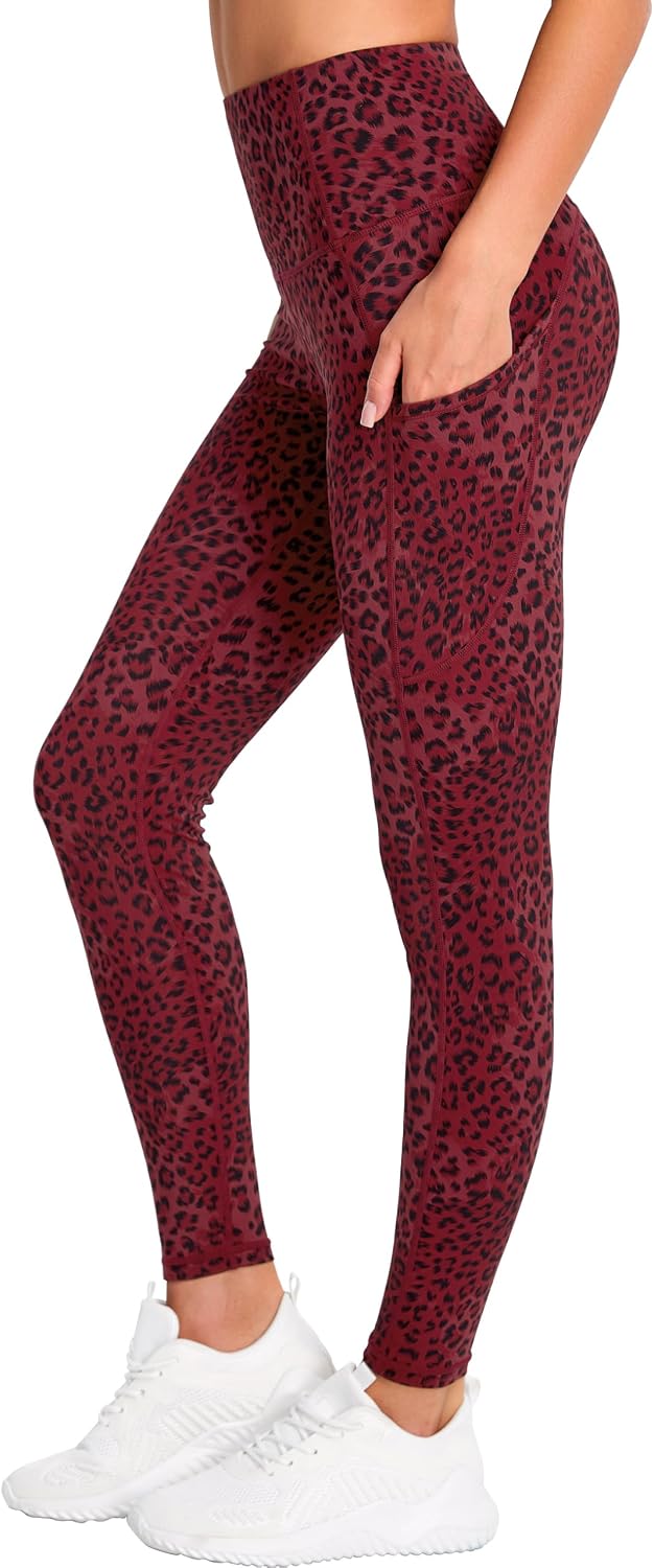 THE GYM PEOPLE Damen Yoga-Leggings mit hoher Taille und blickdichtem Stoff für das Training
