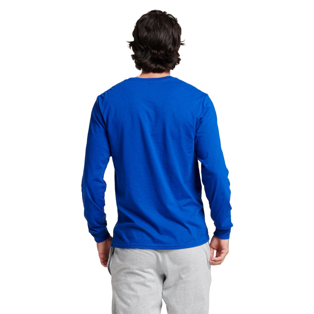 Russell Athletic Men's Dri-Power Long Sleeve Tees, Moisture Wicking, Odor Protection, UPF 30+