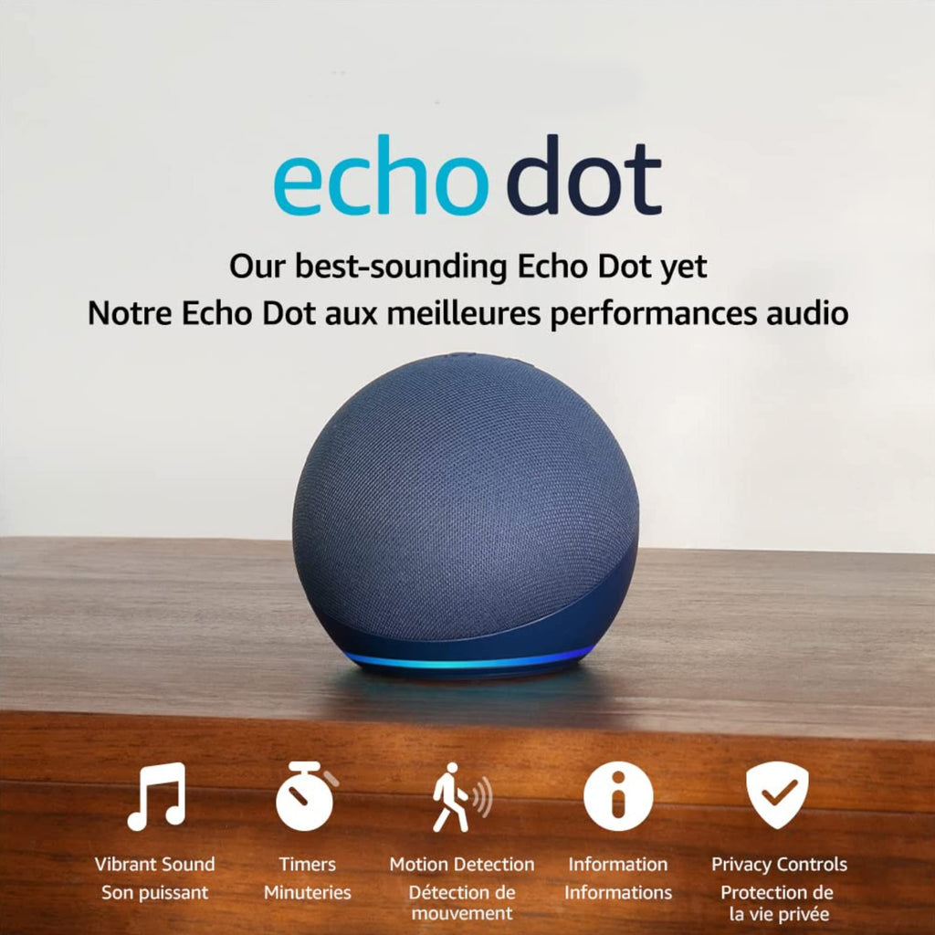 Amazon Echo Dot (newest model), Vibrant sounding Alexa speaker, Great for bedrooms, dining rooms and offices, Designed for Alexa+, Charcoal
