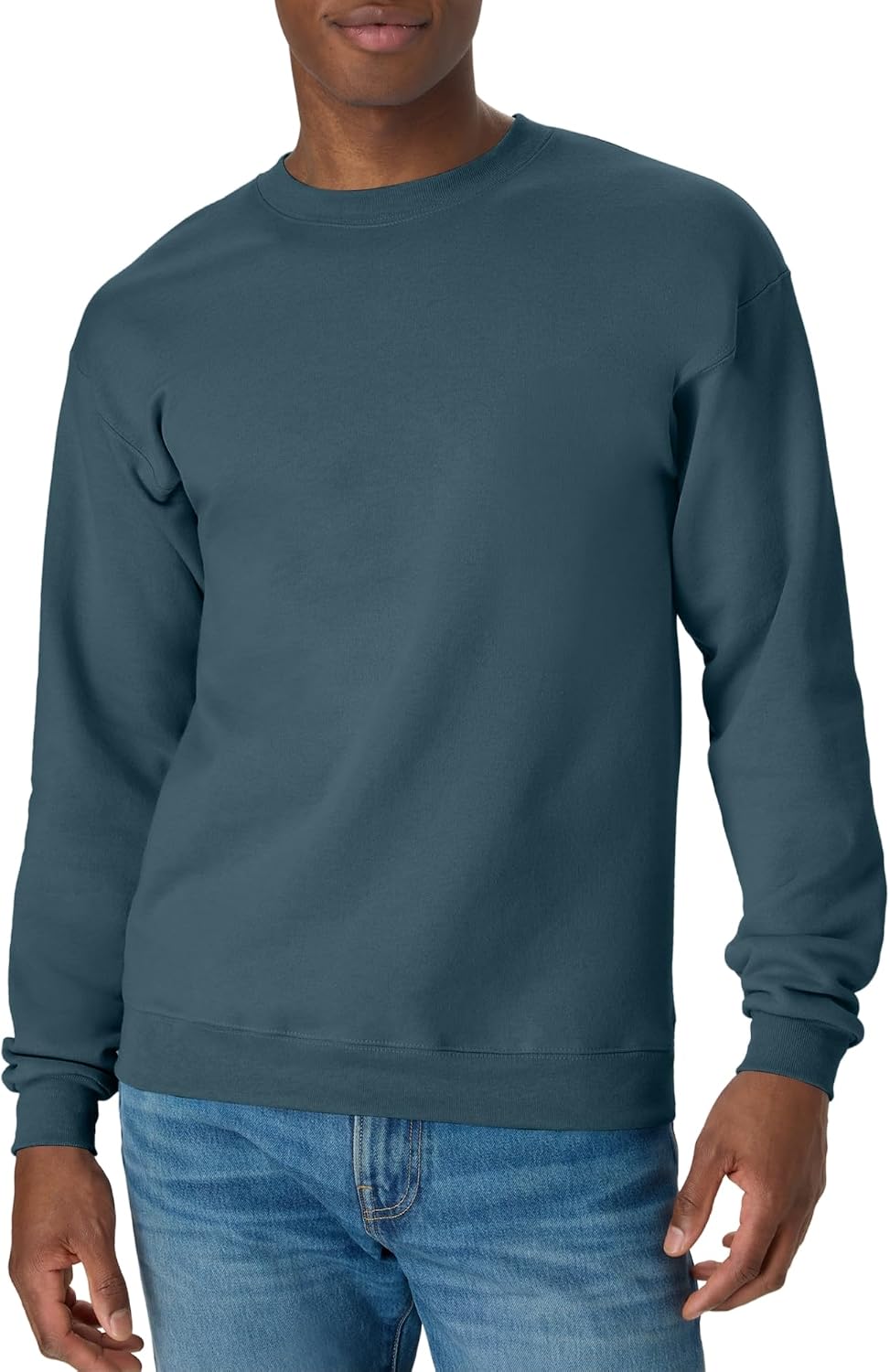 Sweat-shirt Hanes pour homme, sweat-shirt col rond en molleton EcoSmart, tailles grandes et très grandes disponibles, lot de 1 ou 2
