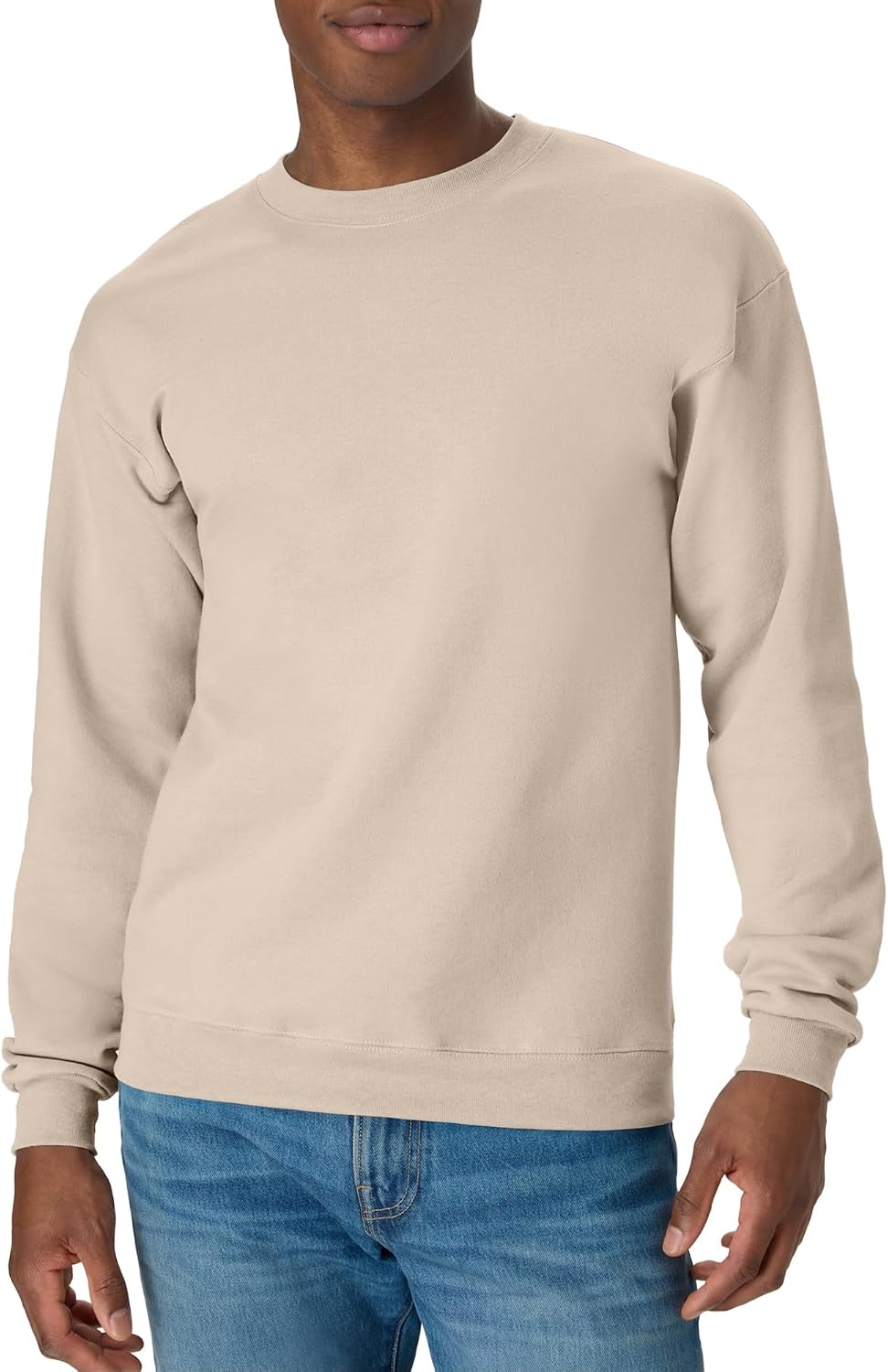 Sweat-shirt Hanes pour homme, sweat-shirt col rond en molleton EcoSmart, tailles grandes et très grandes disponibles, lot de 1 ou 2