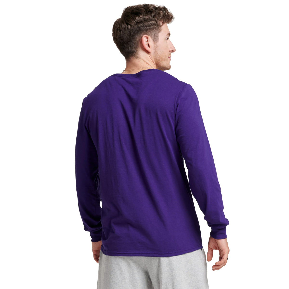 Russell Athletic Men's Dri-Power Long Sleeve Tees, Moisture Wicking, Odor Protection, UPF 30+