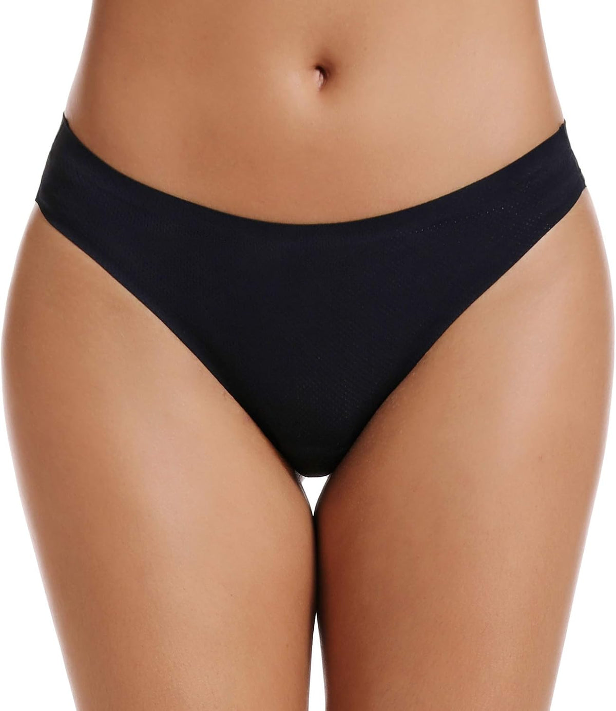 voenxe Nahtlose Damen-Tangas, unsichtbarer Sport-Tanga für Damen, 5er-Pack