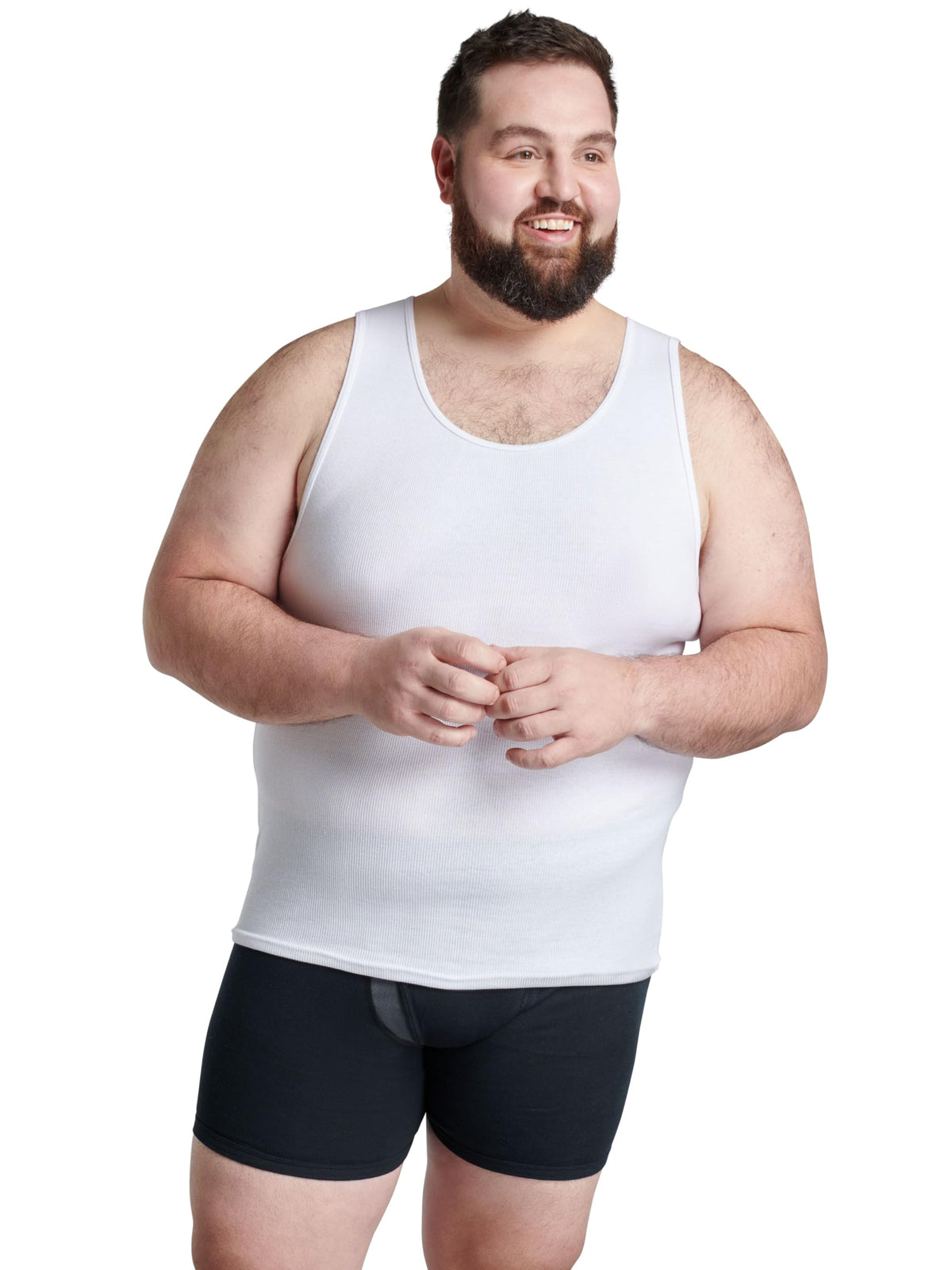 Fruit of the Loom Men's Sleeveless Tag Free Moisture Wicking Tank A-Shirt